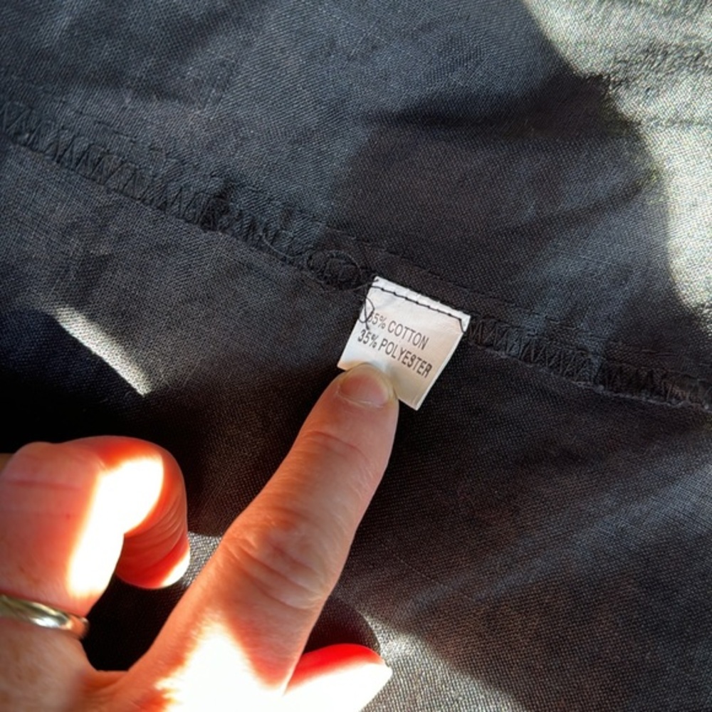 Balizza hand painted cotton trench artisan made‎ EUC size small - Picture 7 of 12